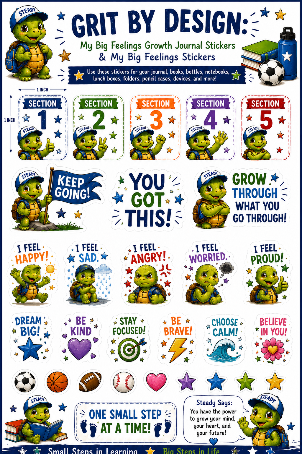 Growth Journey Stickers